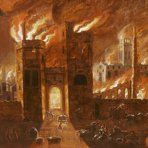 Painting: ‘The Great Fire of London 1666’