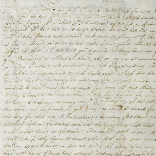 Letter from Henry Griffith, 18 September 1666