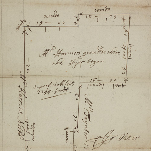 Plan of Pudding Lane