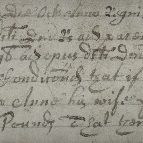 Trial record of Edmund and Anne Nunne