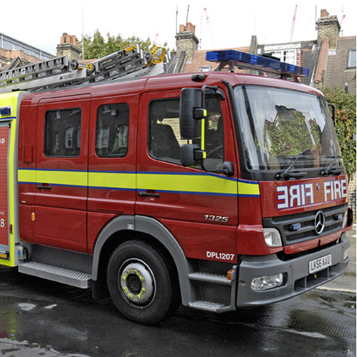 Modern fire engine