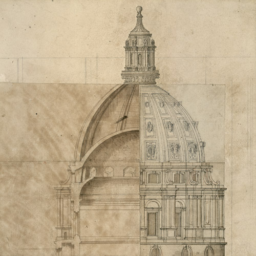 Christopher Wren’s design for the St Paul’s Cathedral dome