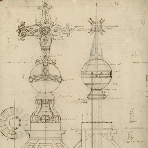 Christopher Wren’s design for the St Paul’s Cathedral dome