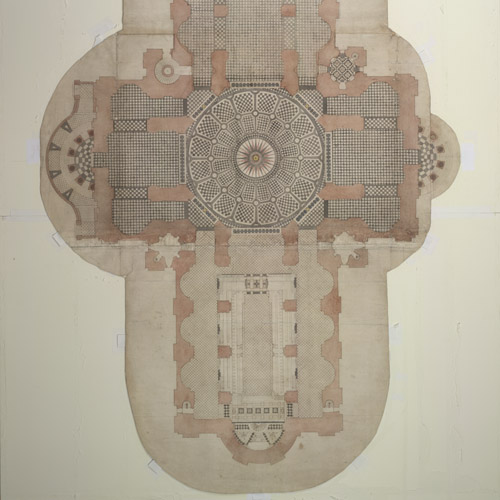 Christopher Wren’s design for the St Paul’s Cathedral floor